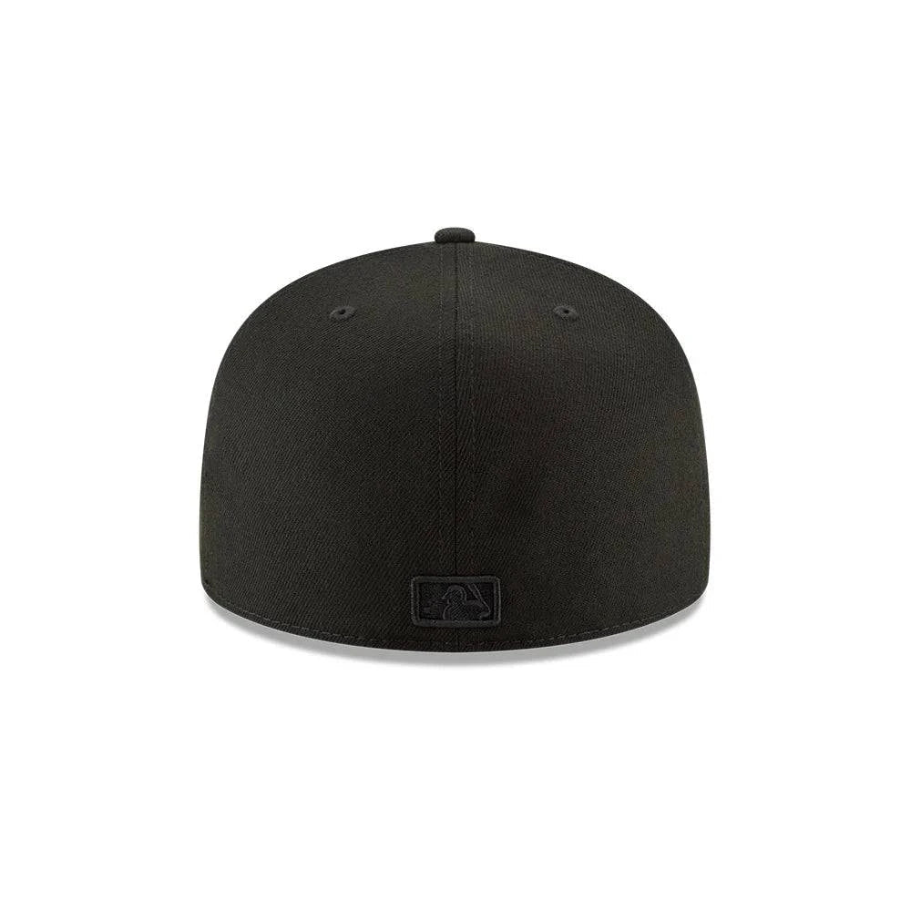 Mens Chicago White Sox New Era MLB Tonal Black on Black 59FIFTY Fitted Cap