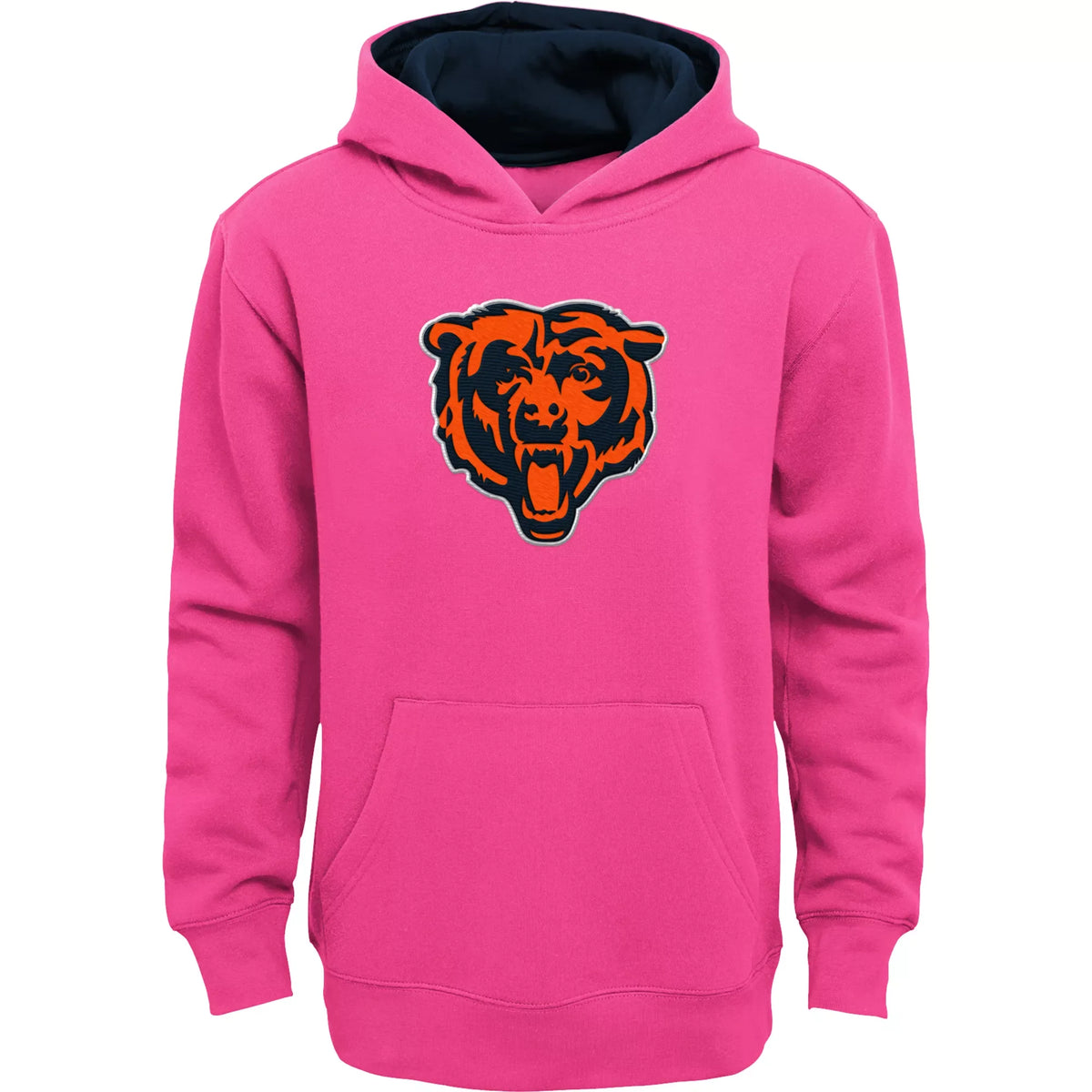 Kids Chicago Bears Prime Pink Pullover Fleece Hoodie