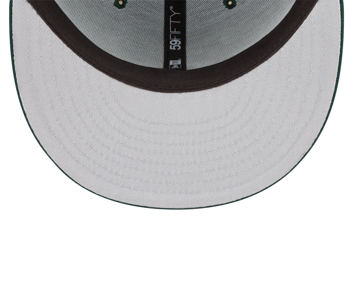 Men's Chicago Cubs Basic New Era Dark Green 59FIFTY Fitted Hat