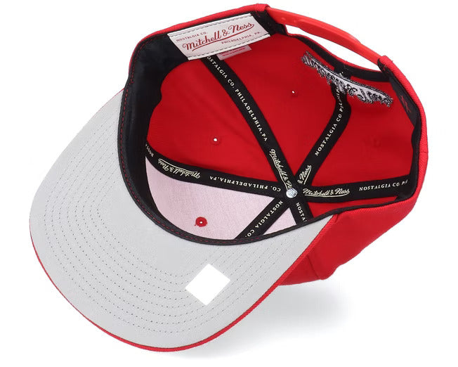 Houston Rockets Ground 2.0 Red Mitchell & Ness Snapback Hat