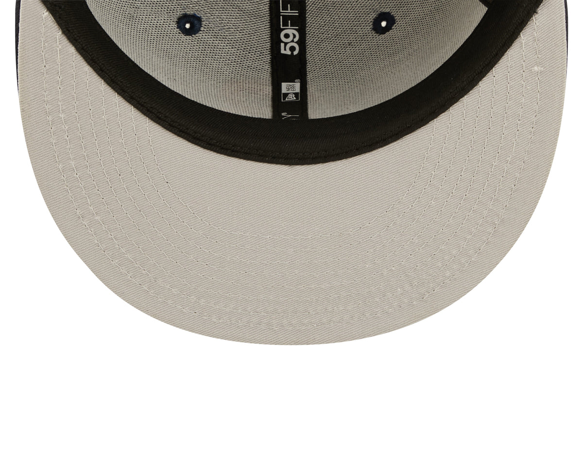 Chicago Bears "B" Logo Nightshift Navy New Era 59FIFTY Fitted Hat