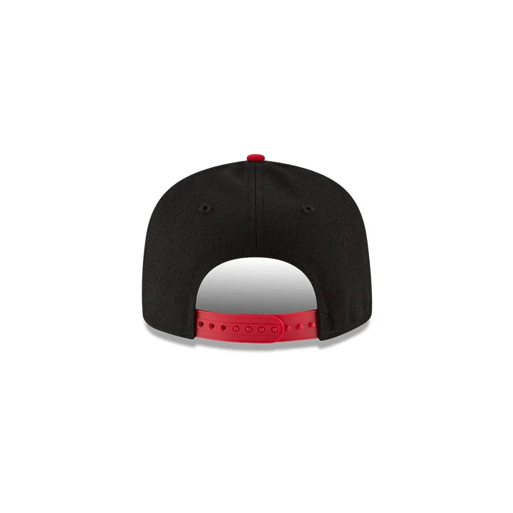 Youth Chicago Bulls 2-Tone Black/Red New Era 9FIFTY Snapback Hat