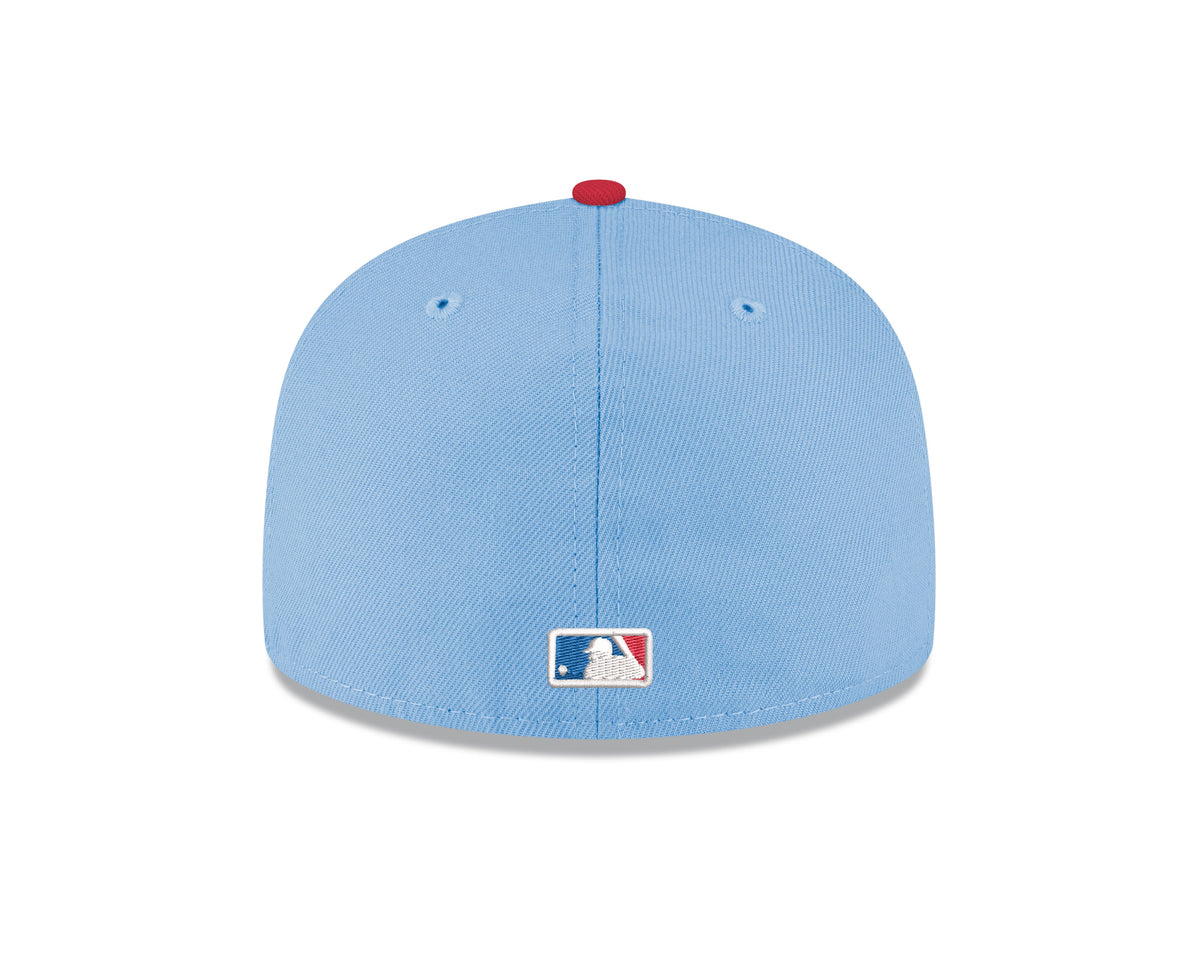 Men's Chicago Cubs New Era Chrome/ Sky Blue Guitar Bear Alternate 59FIFTY Fitted Hat