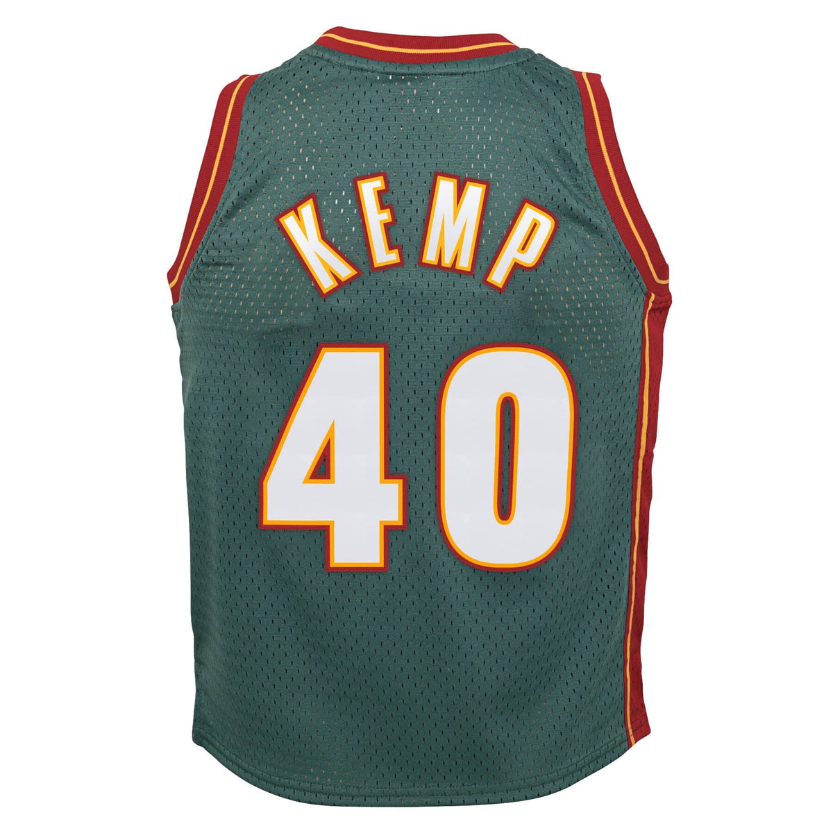 Youth Shawn Kemp Seattle Supersonics Mitchell & Ness 1996-96 Green NBA Swingman Hardwood Classics Jersey