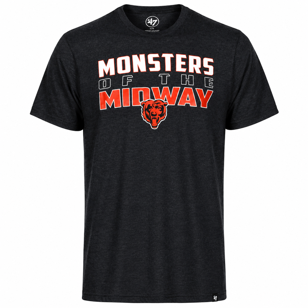 Men's Chicago Bears NFL "Monsters of the Midway"Navy Regional Club Tee By ’47 Brand