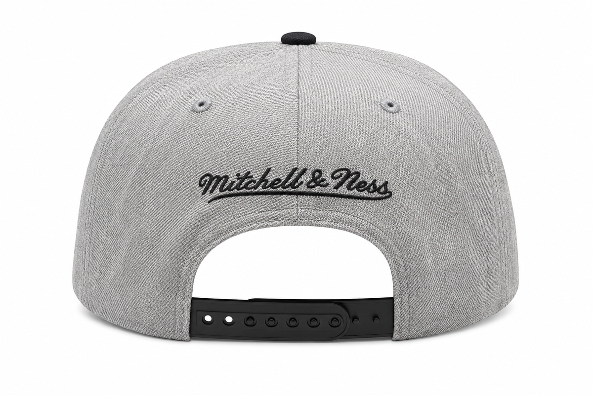 Philadelphia 76ers Mitchell & Ness Gray Black Pop Snapback Hat
