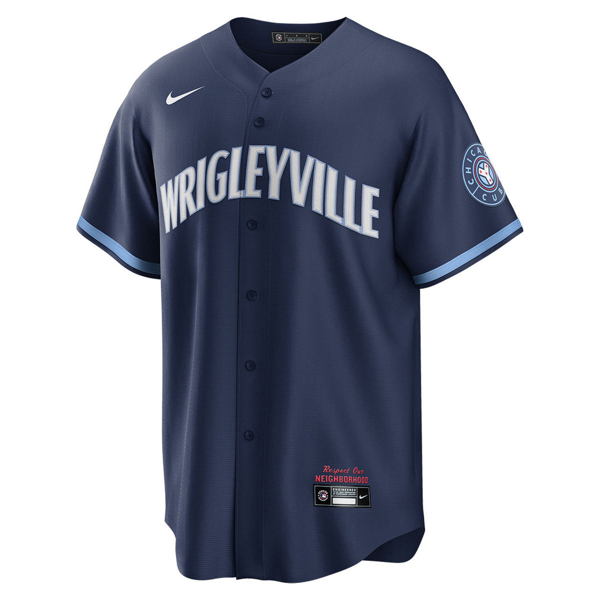 Men's Dansby Swanson Chicago Cubs Nike Navy City Connect Premium Replica Player Jersey