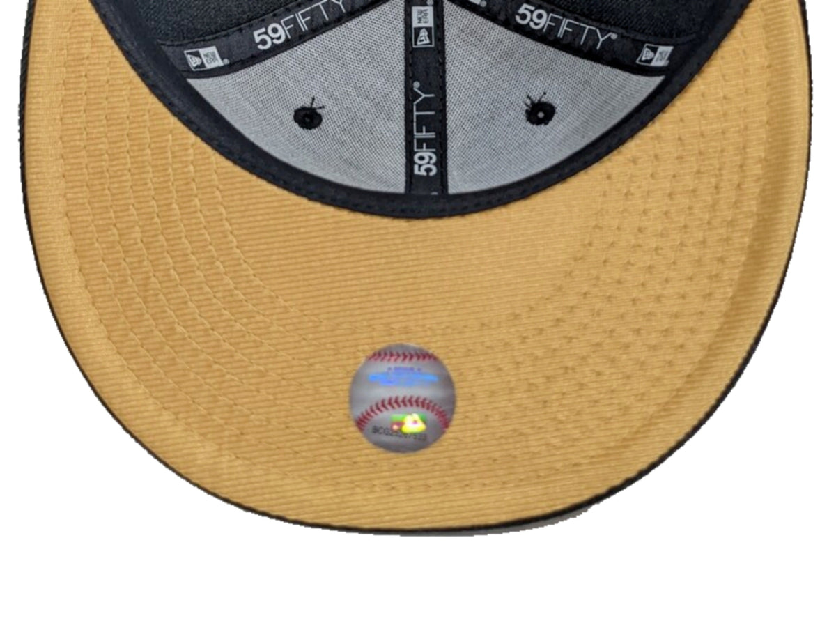 Chicago White Sox New Era Heather Black/Gold 59FIFTY Fitted Hat