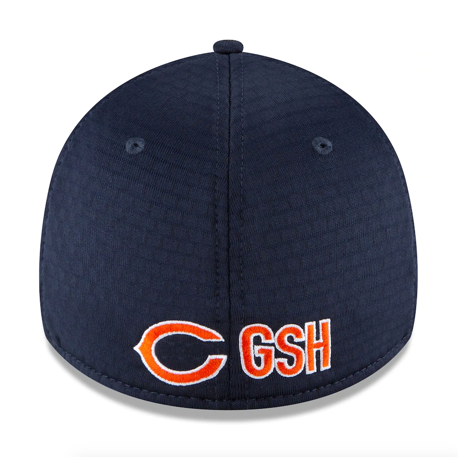 Chicago Bears New Era 2020 NFL Summer Sideline Official 39THIRTY Flex Hat - Navy