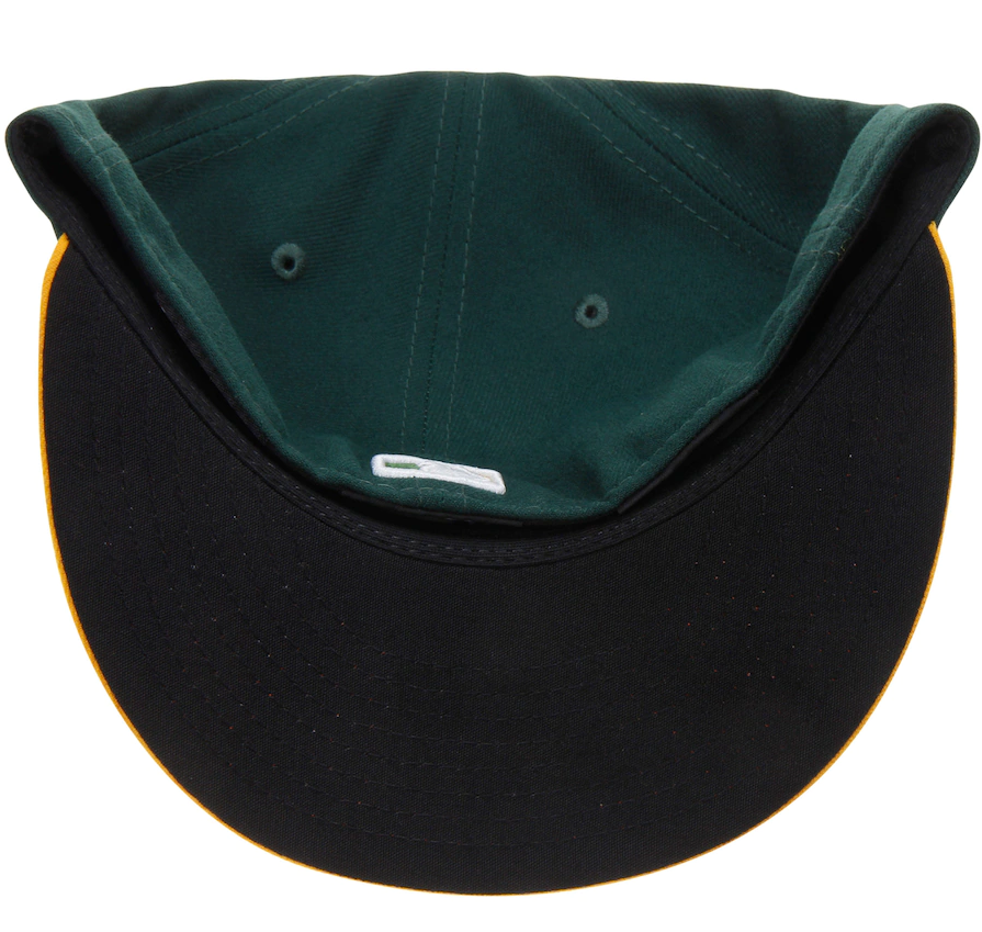 Men's Athletics New Era Green/Yellow Home Authentic Collection On-Field 59FIFTY Fitted Hat