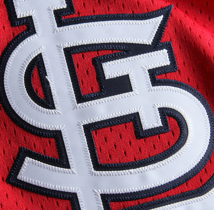 Men's Mitchell & Ness Ozzie Smith 1996 St. Louis Cardinals Batting Practice Cooperstown Jersey