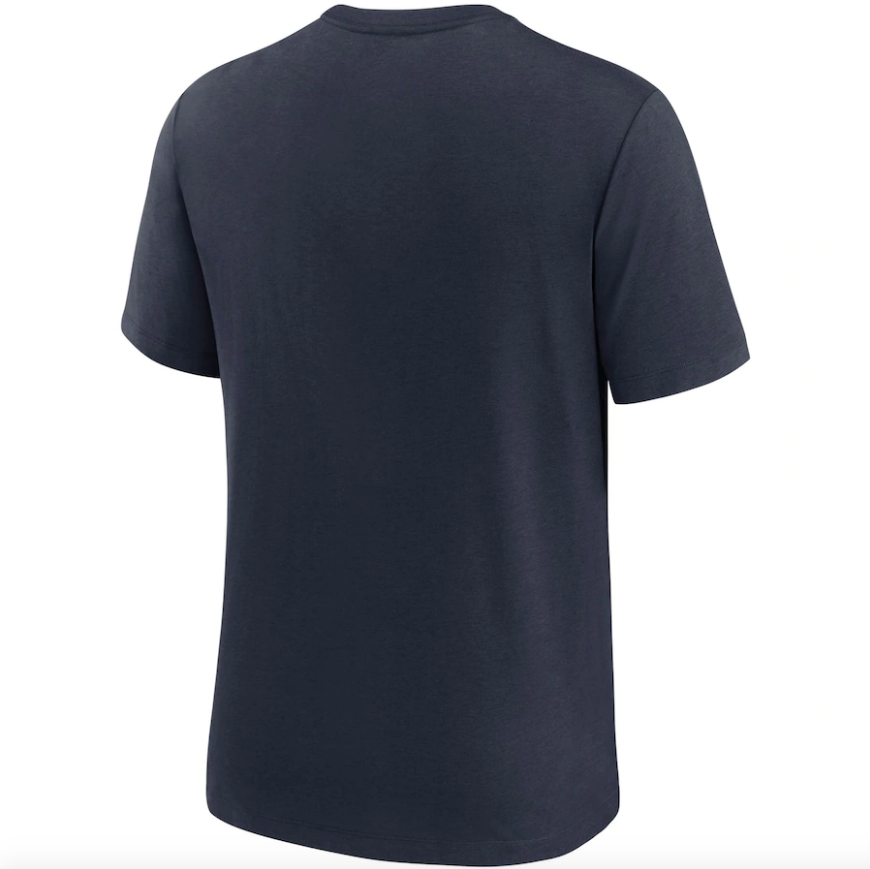 Men's Chicago Bears Nike Navy Historic Tri-Blend T-Shirt