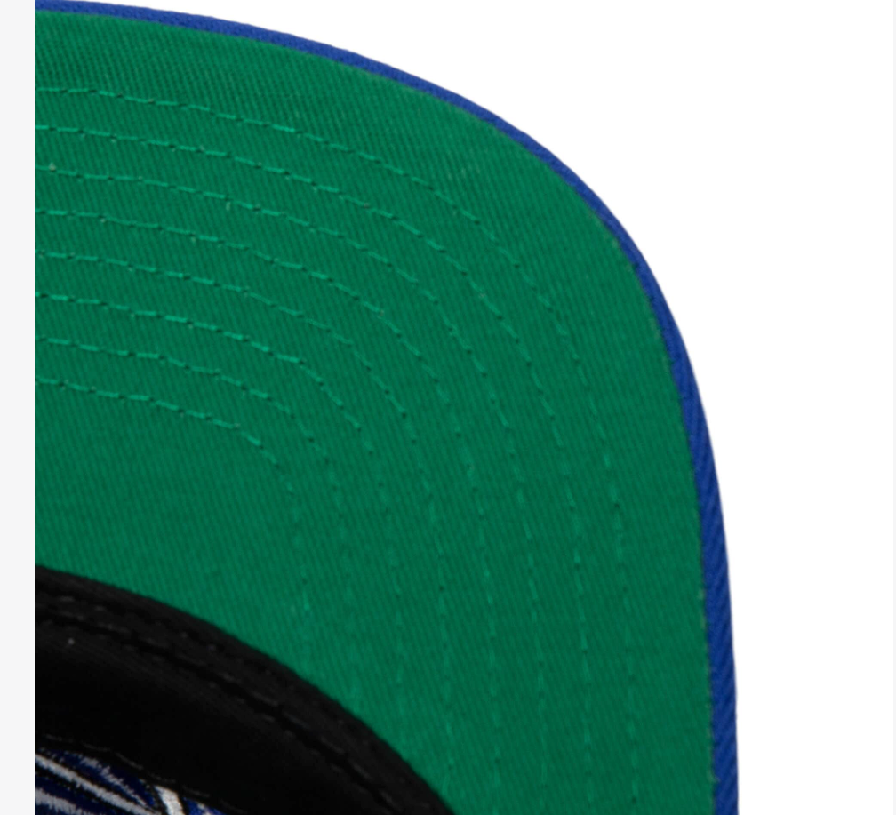 Men's Mitchell & Ness Orlando Magic Blue Ground 2.0 Snapback Adjustable Hat