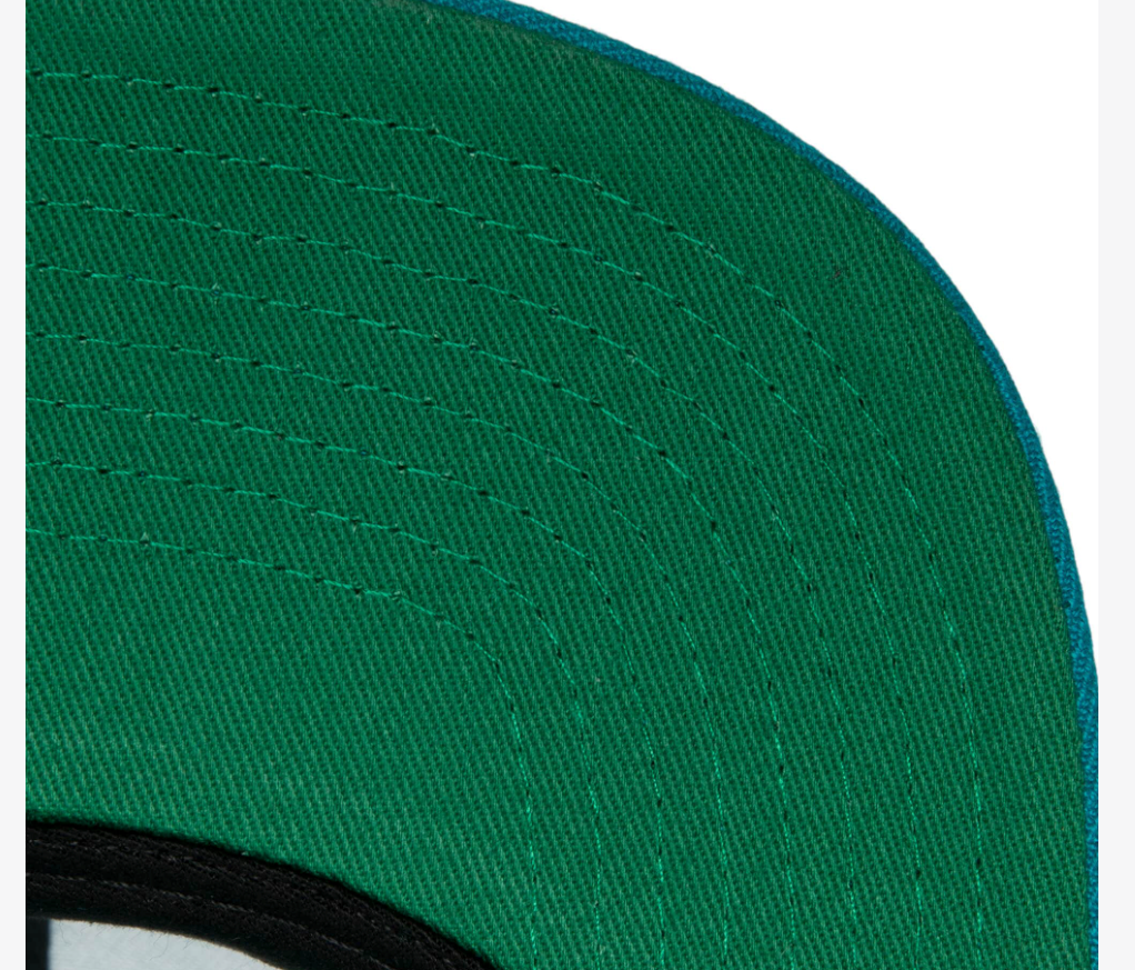 Men's Detroit Pistons Mitchell & Ness HWC Ground 2.0Teal Snapback Hat