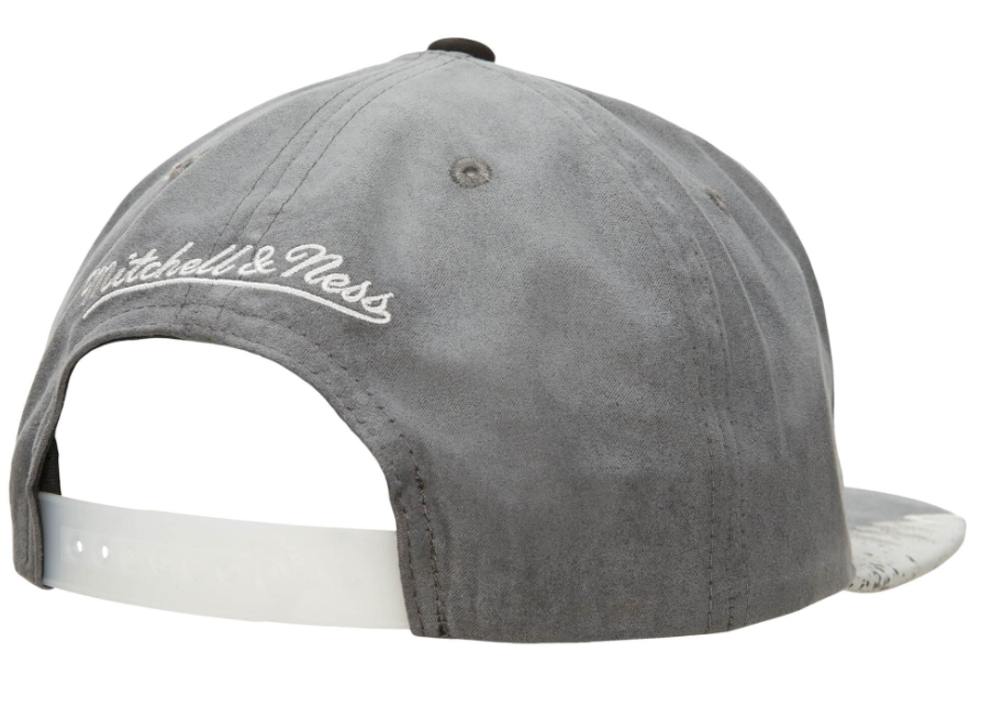 Chicago Bulls Mitchell & Ness 3M AIR JORDAN DAY 5 Snapback Hat- Gray/Silver