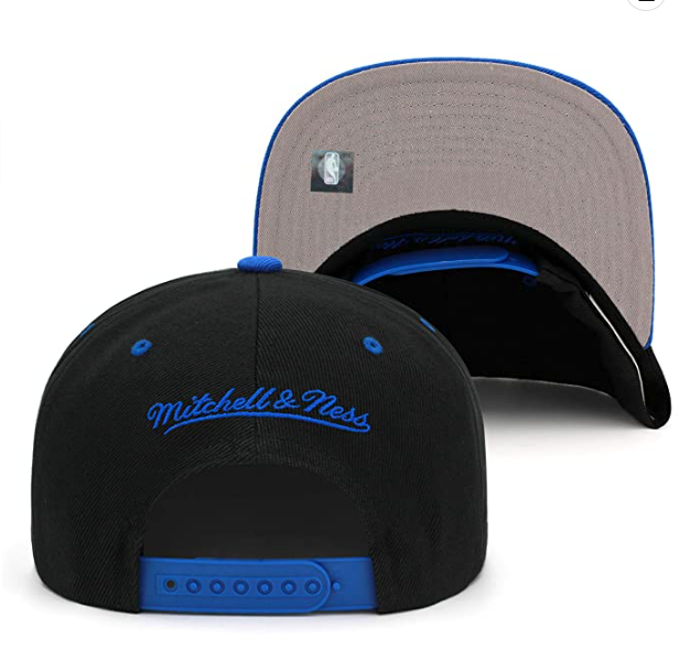Men's Orlando Magic NBA Black Royality Mitchell & Ness Snapback Hat