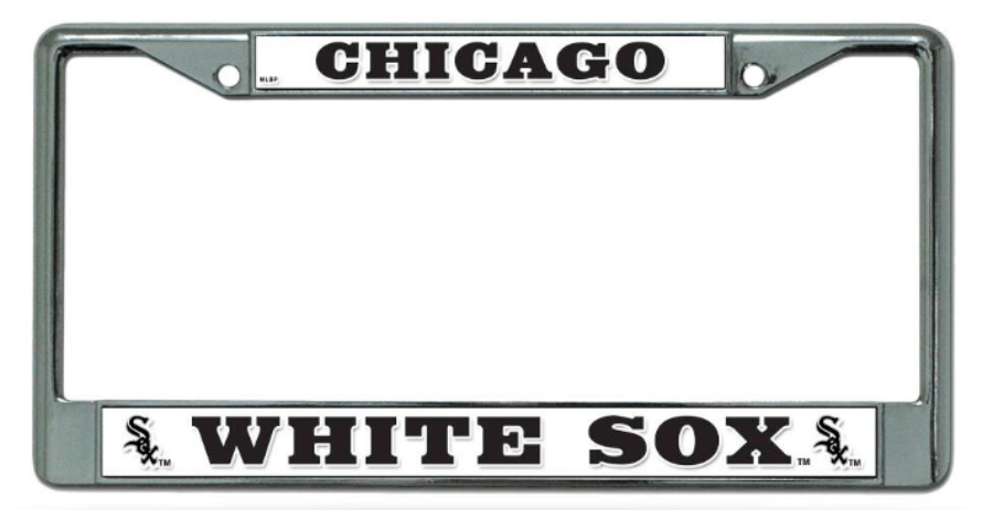 Chicago White Sox Chrome License plate Frame By Rico