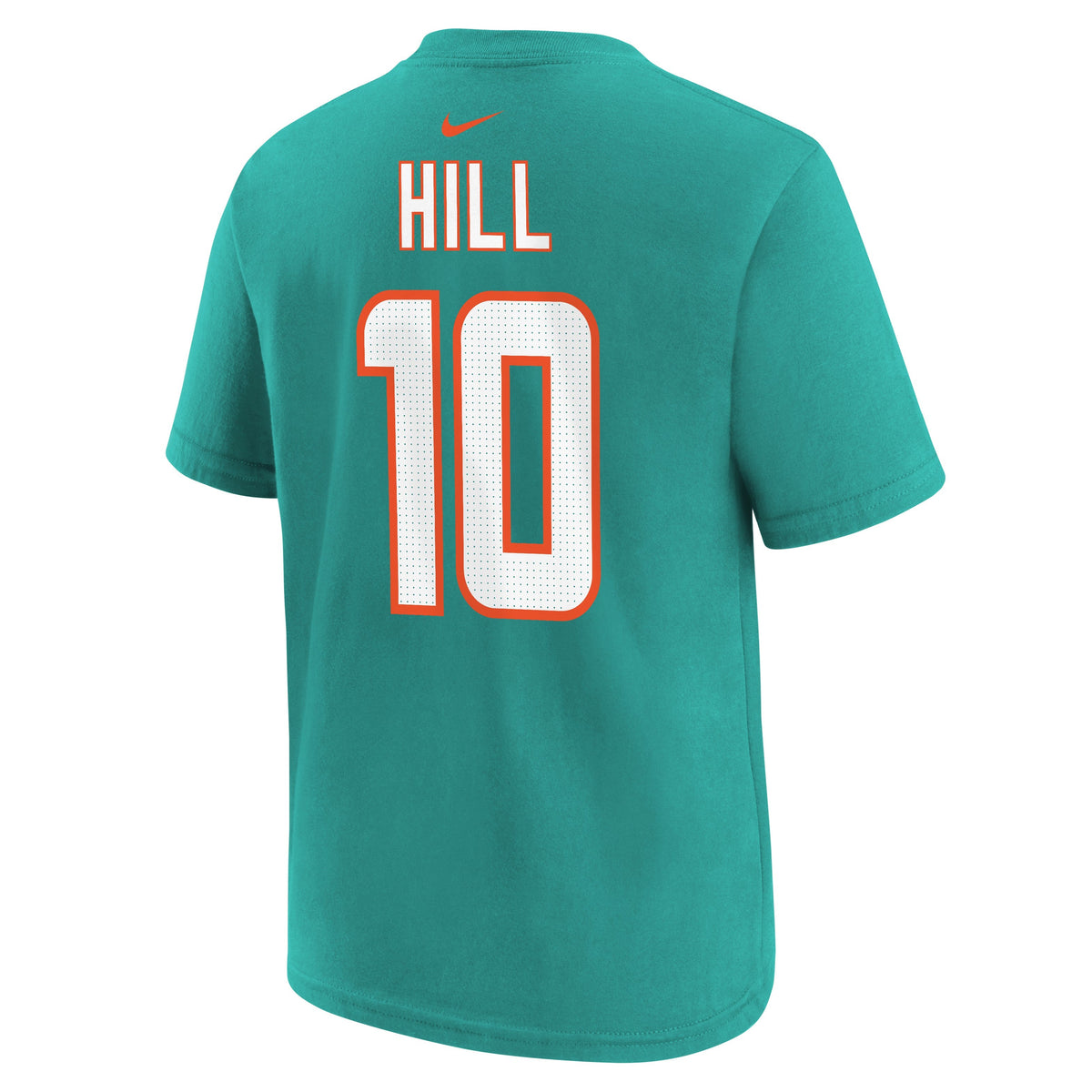 Youth Miami Dolphins Tyreek Hill Nike Aqua Player Pride Name & Number T-Shirt