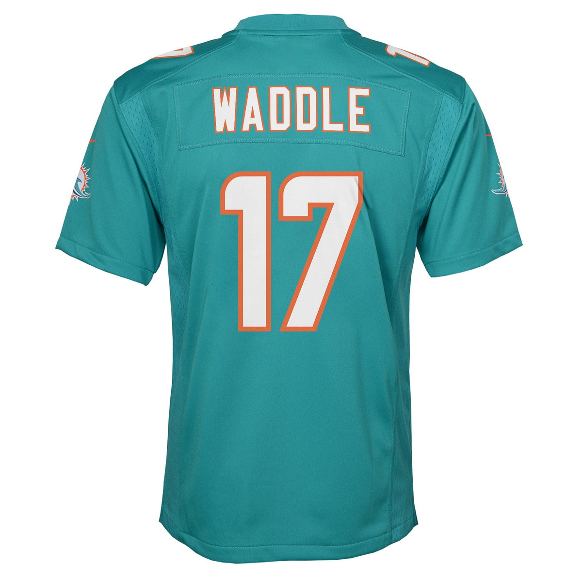 Youth Jaylen Waddle Miami Dolphins Nike Aqua Game Replica Jersey