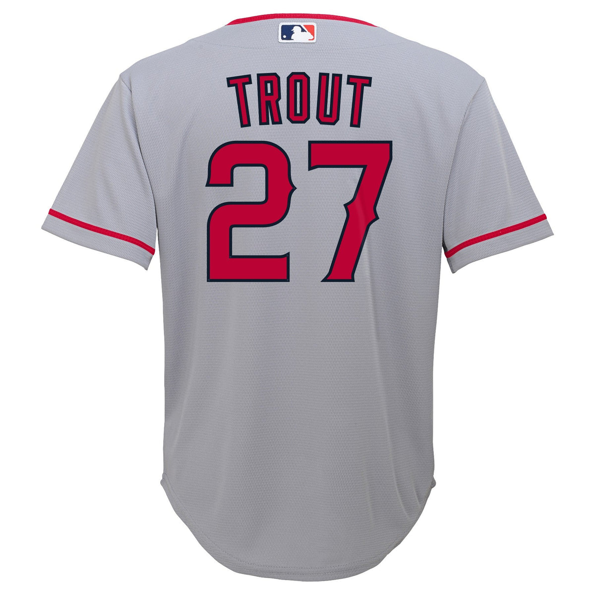 Youth Los Angeles Angels Mike Trout Nike Gray Road Replica Player Jersey