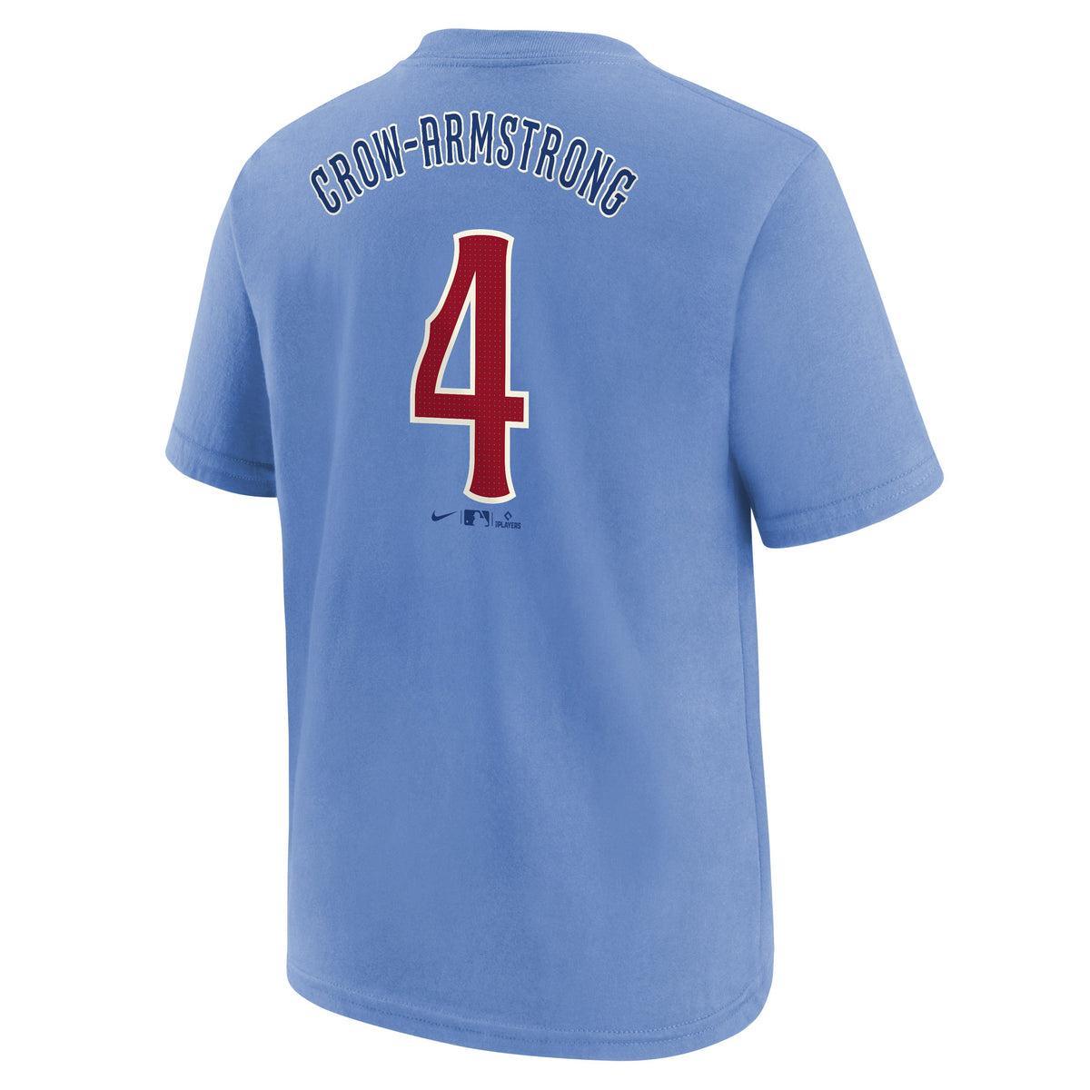 Child Chicago Cubs Pete Crow-Armstrong Blues 2nd Alternate FUSE Nike Name And Number Tee