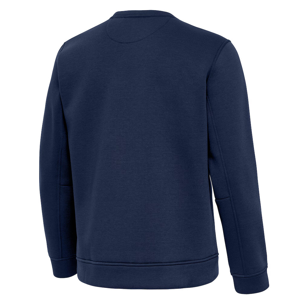 Antigua Chicago Bears Navy Relevant Lightweight Full Chest Pullover Sweatshirt