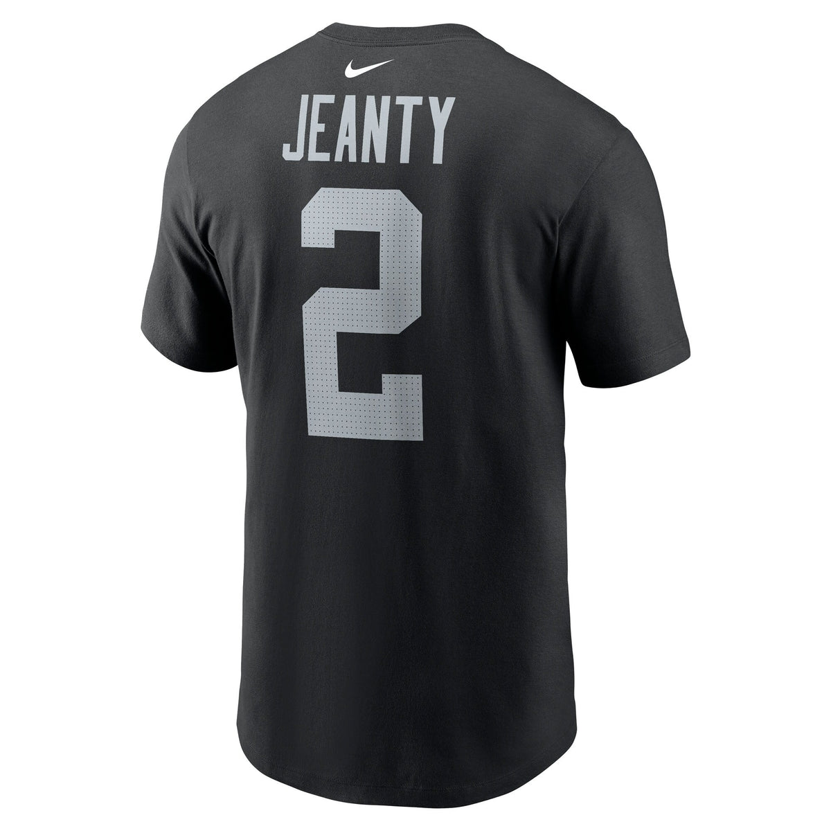 Men's Nike Ashton Jeanty Las Vegas Raiders Black Name & Number T-Shirt