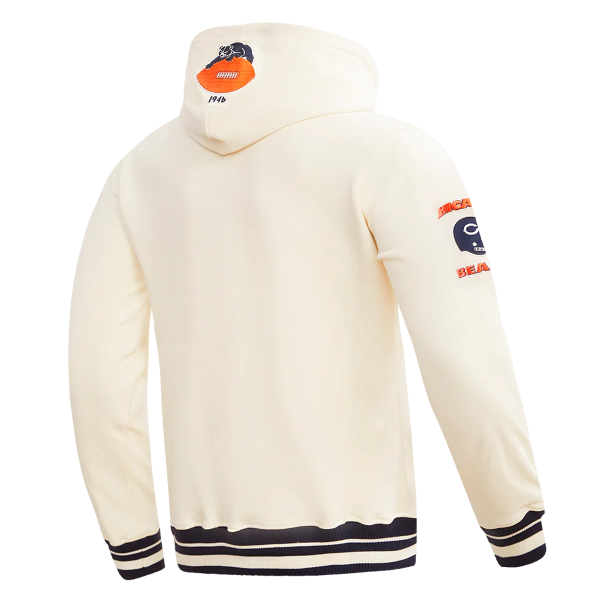 Men's Chicago Bears Pro Standard Retro Classic Eggshell Hoodie