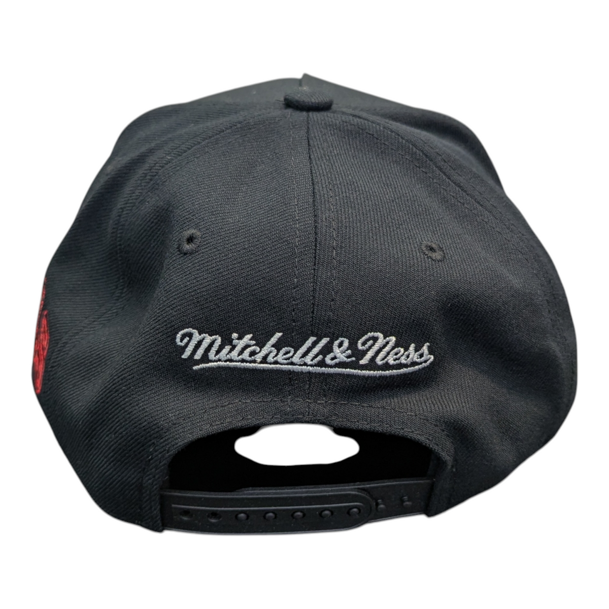 Chicago Bulls Mitchell & Ness NBA Legendary Black Away Pro Pinch Fit Snapback Hat
