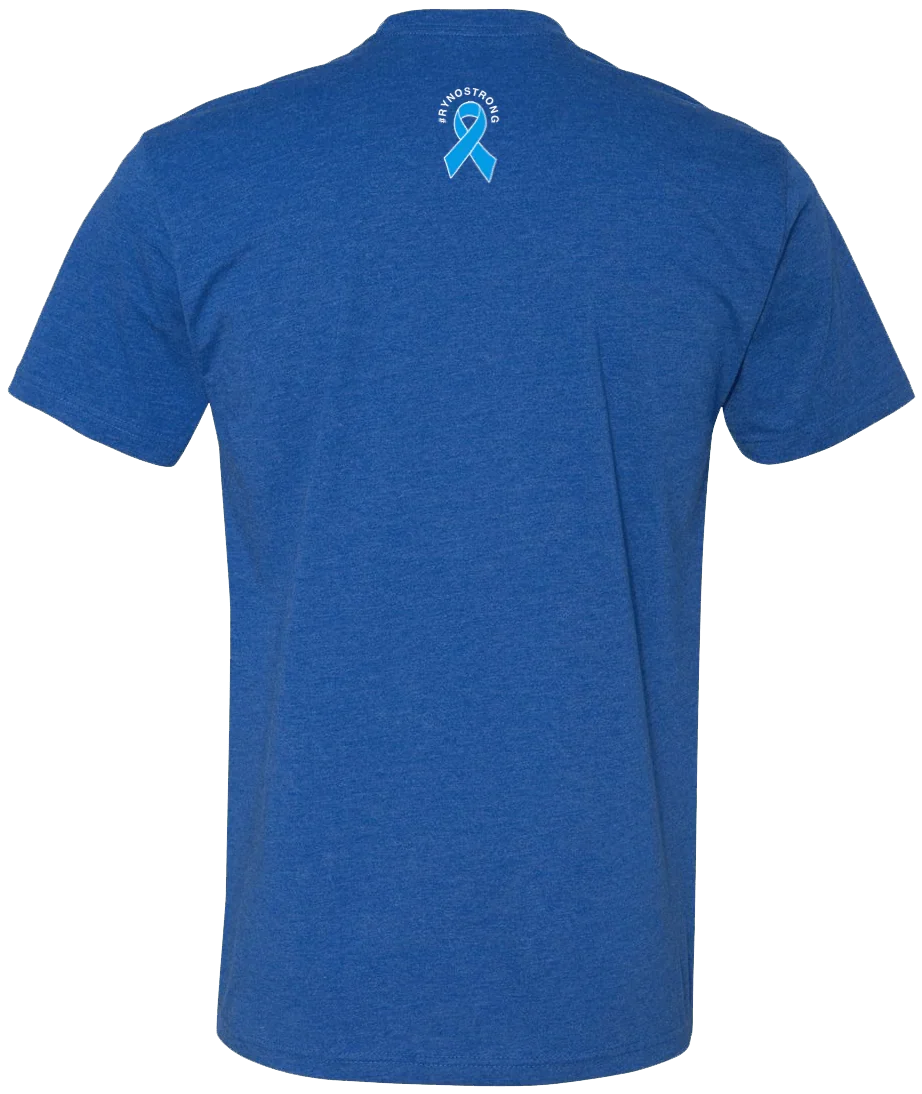 Men's Obvious Shirts Ryne Sandberg Ryno Strong Chicago Cubs Blue Tee