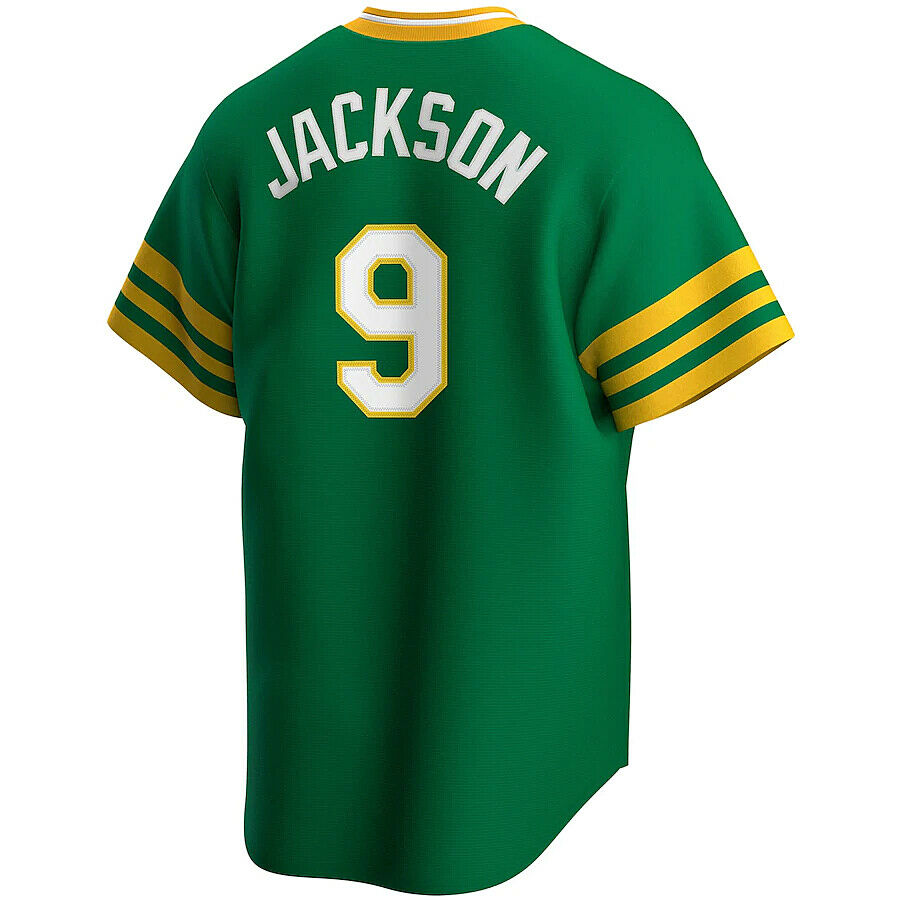 Reggie Jackson Oakland Athletics Nike Cooperstown Collection Player Jersey - Green