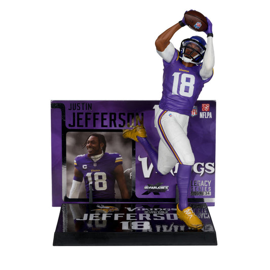 Justin Jefferson Minnesota Vikings Sportspicks Legacy Series McFarlane Figure
