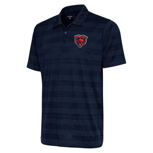 Men's Chicago Bears Antigua Navy Blue Compass Polo
