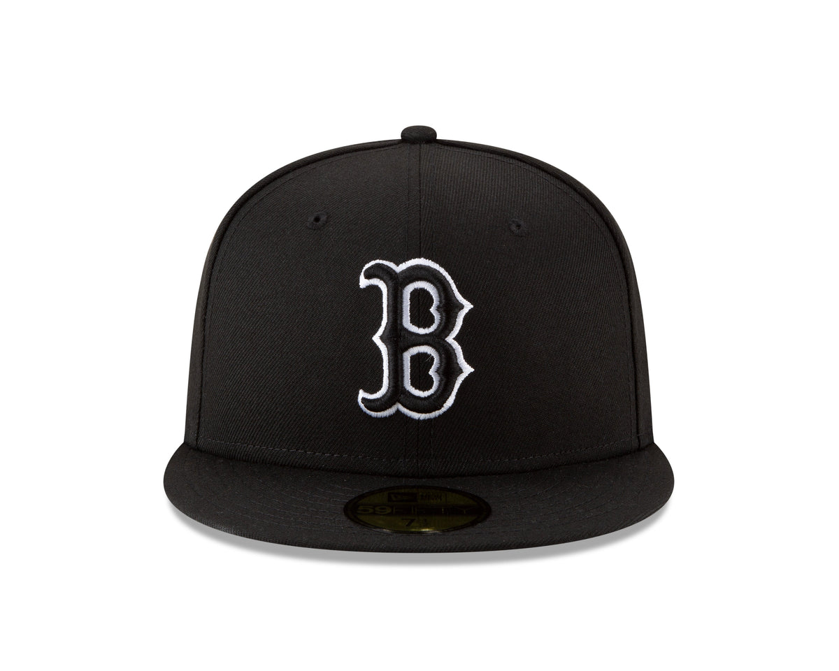 Boston Red Sox New Era B-Dub 59FIFTY Fitted Hat - Black