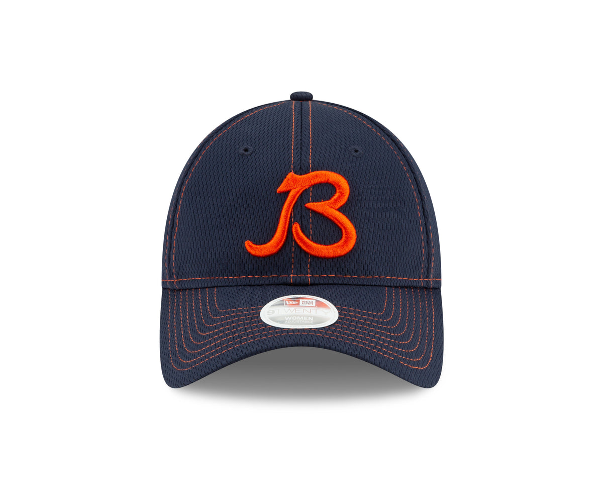 Women's Chicago Bears 2019 Established Collection Sideline Road "B" Logo 9TWENTY Adjustable Flex Hat