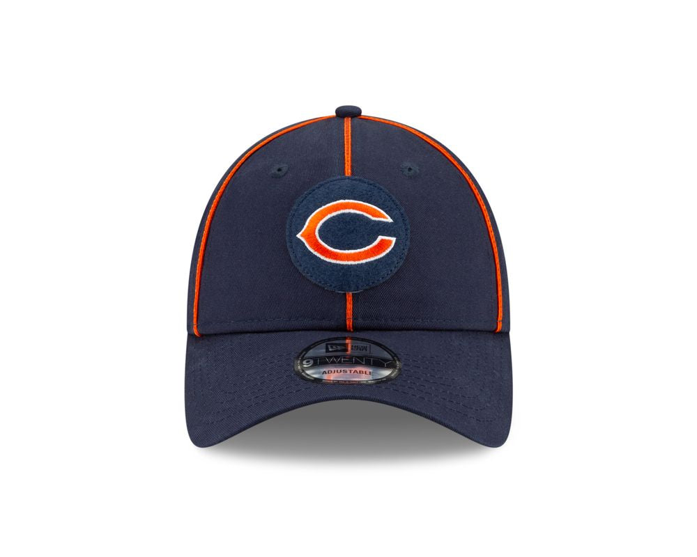 Chicago Bears 2019 Established Collection Sideline 1920 Home "C" Logo Navy 9TWENTY Adjustable Hat
