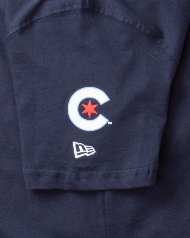 Men's Chicago Cubs City Connect Navy New Era Tee