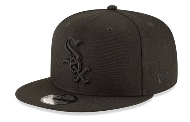 Chicago White Sox Black Tonal New Era 9FIFTY Snapback Hat