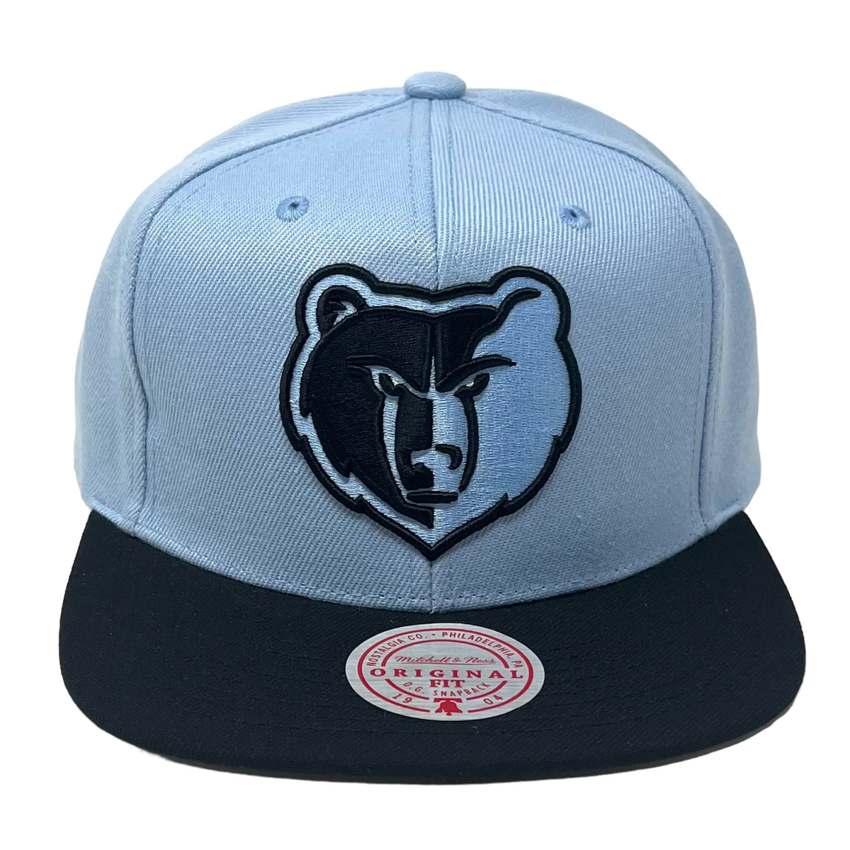 Men's Memphis Grizzlies Mitchell & Ness NBA University Away 2 Tone Snapback Hat