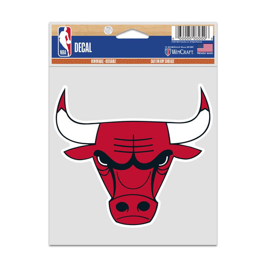 Chicago Bulls 3.75X5 Fan Decal Decal By Wincraft