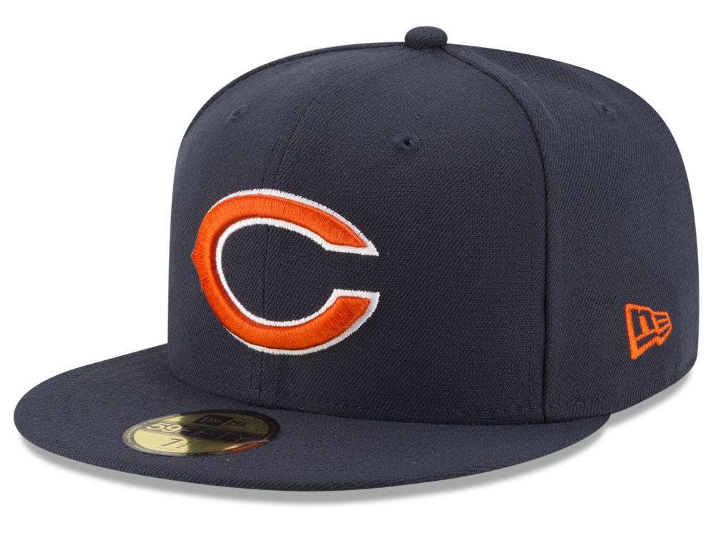Chicago Bears New Era NFL Team Basic Secondary Logo 59FIFTY Cap