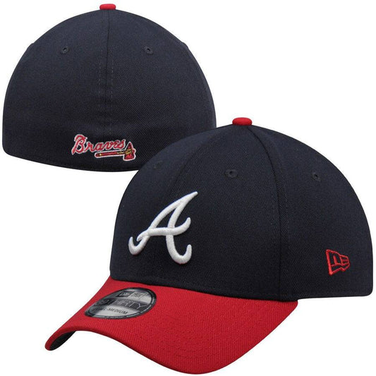 Men's Atlanta Braves Team Classic Home 39THIRTY Flex Hat - Navy