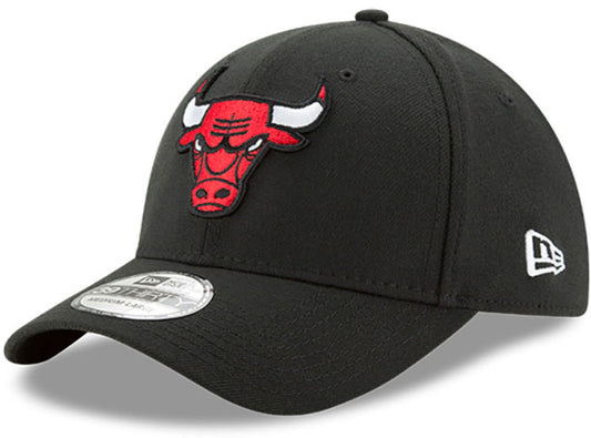 Men's Chicago Bulls New Era Black NBA Team Classic 39THIRTY Flex Hat