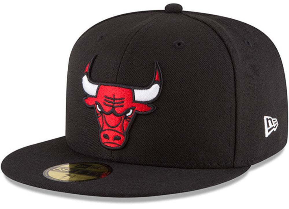 Men's NBA Chicago Bulls Black Alternate 59Fifty Fitted Hat