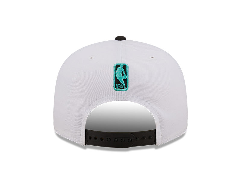 Men's Toronto Raptors New Era 2 Tone White and Black Color Pack 9FIFTY Snapback Hat