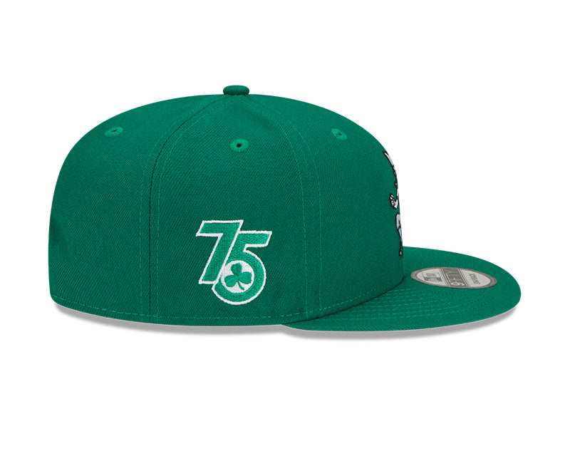 Boston Celtics New Era 2021/22 City Edition Alternate 9FIFTY Snapback Adjustable Hat - Kelly Green