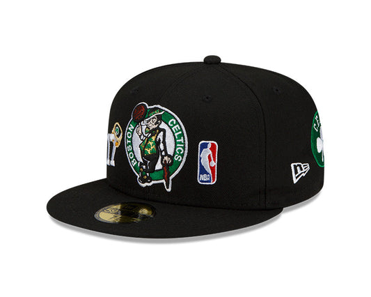 Boston Celtics 17 Time NBA Champions Edition Black New Era 59FIFTY Fitted Hat