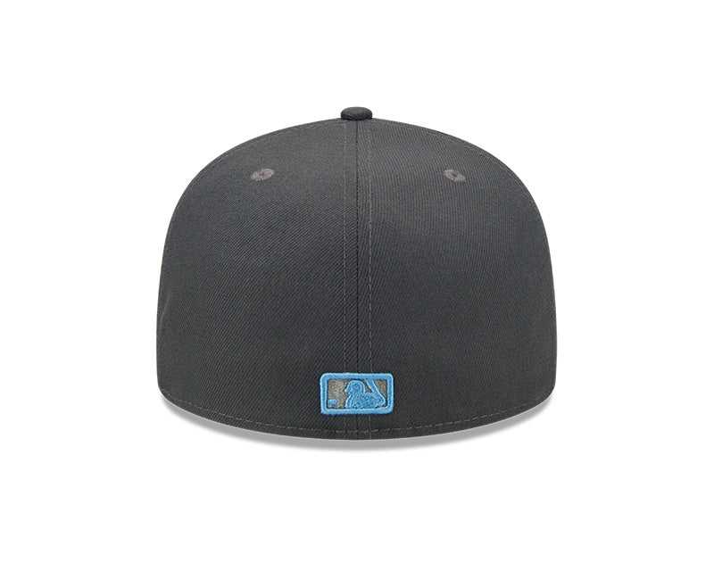 Chicago Cubs 2022 Father's Day New Era Graphite/ Blue Authentic Collection 59FIFTY Fitted Hat