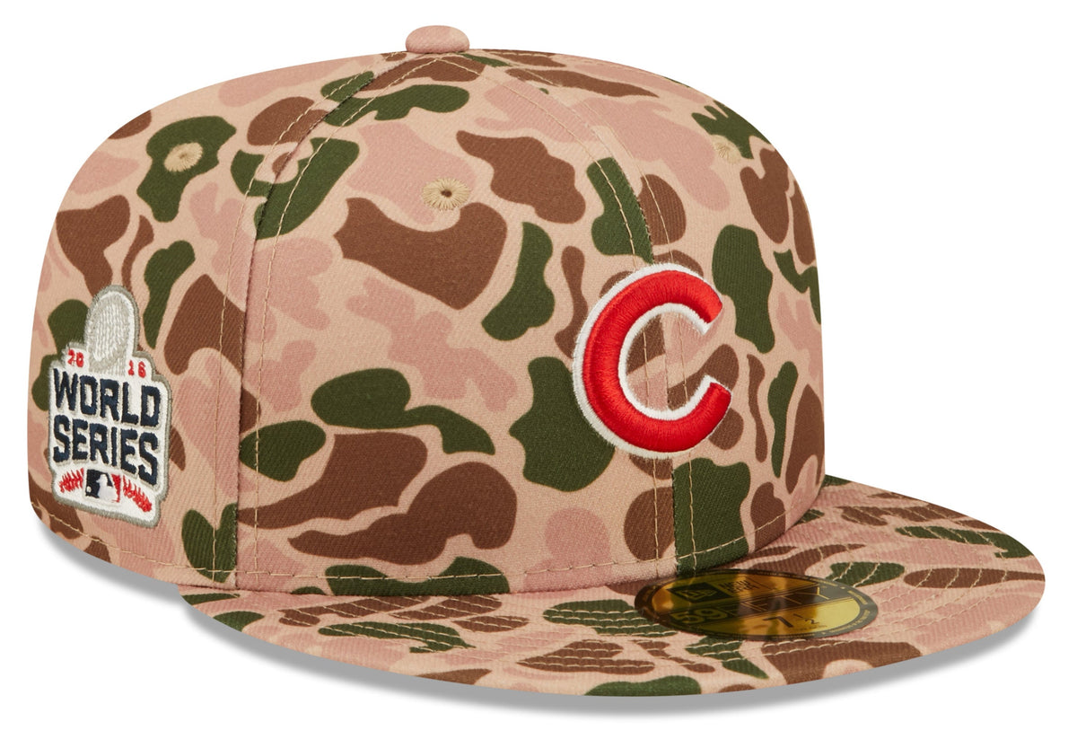 Chicago Cubs New Era 2016 World Series Duck Camo 59FIFTY Fitted Hat