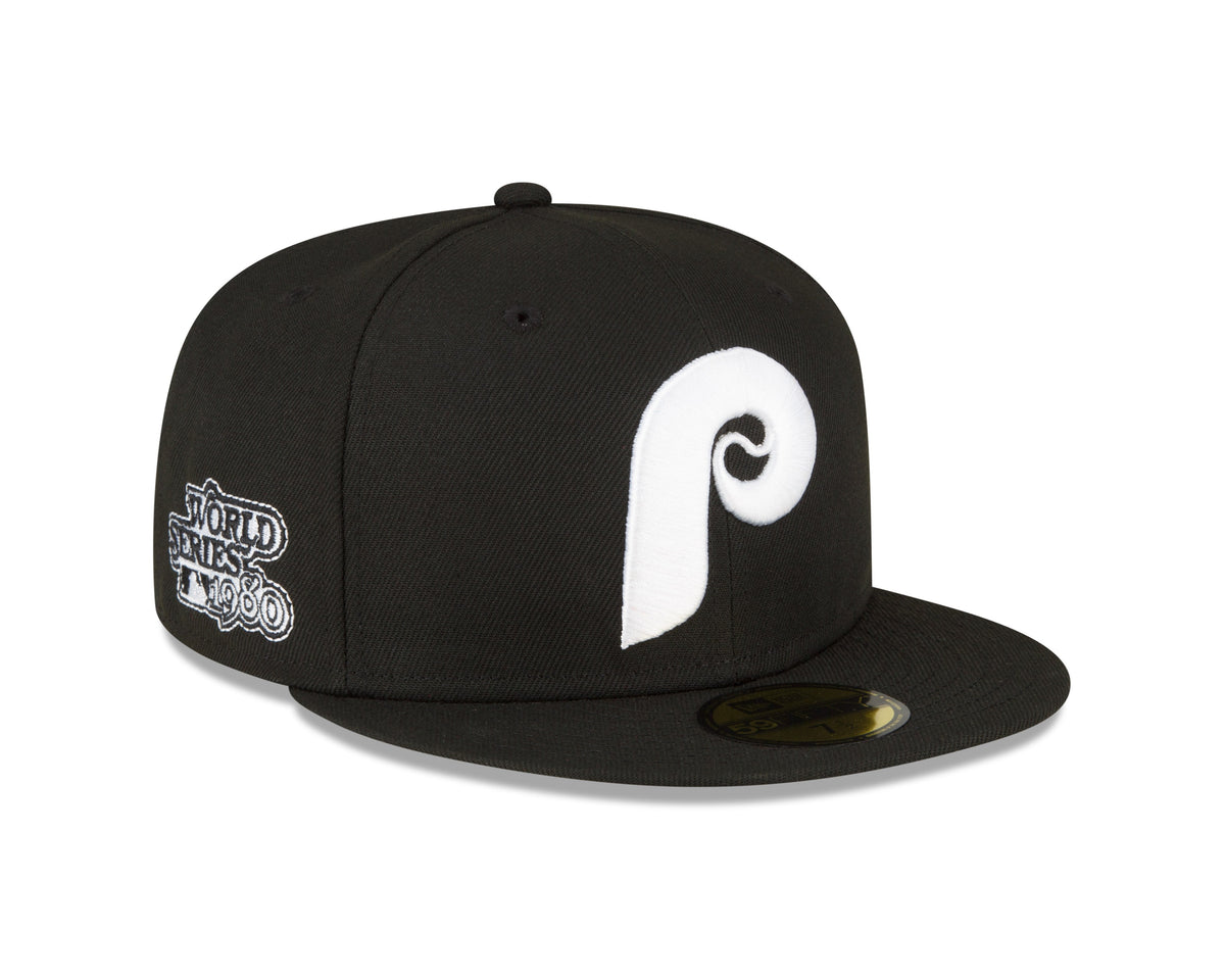 Philadelphia Phillies Cooperstown Collection 1980 World Series Black New Era 59Fifty Fitted Hat
